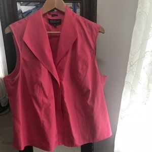 Jones NY Solid Easy Care Sleeveless Shirt